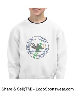 Gildan Youth Heavy Blend Crew Sweatshirt Design Zoom